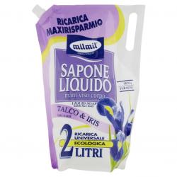 mil mil liquid soap pouch talcum lt.2